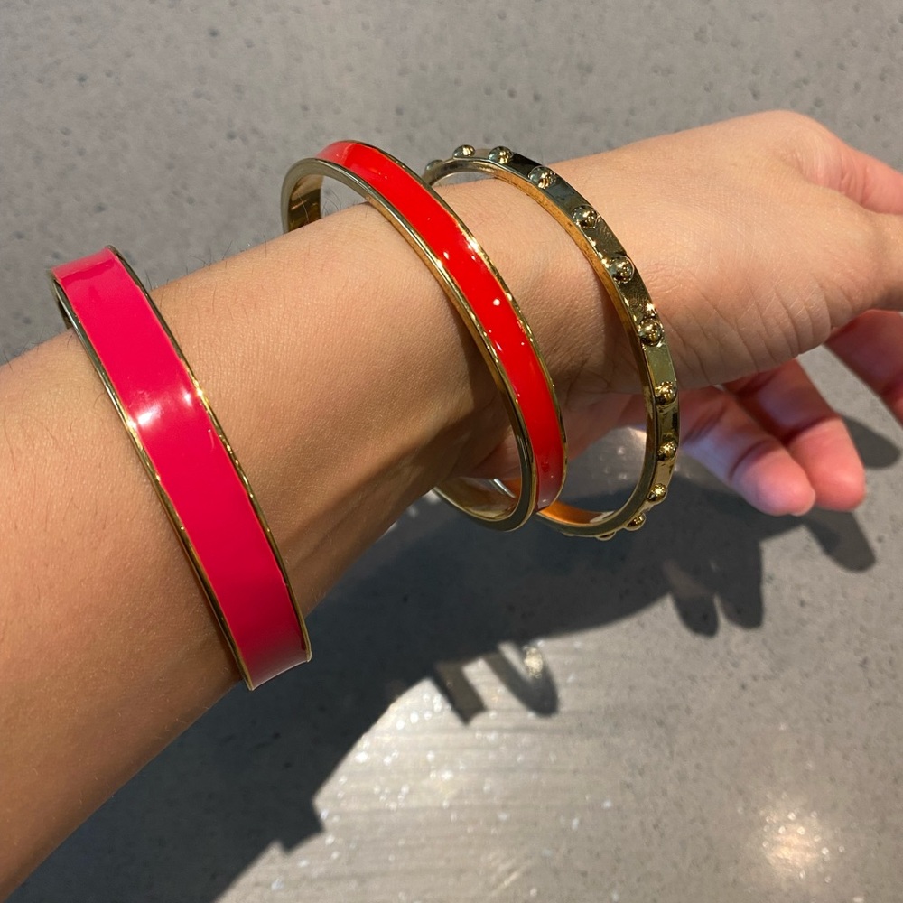 Kate Spade 3 piece bangles set